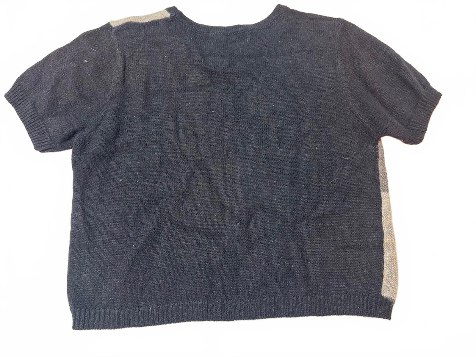 Spice It Up Colorblock Short Sleeve Sweater M