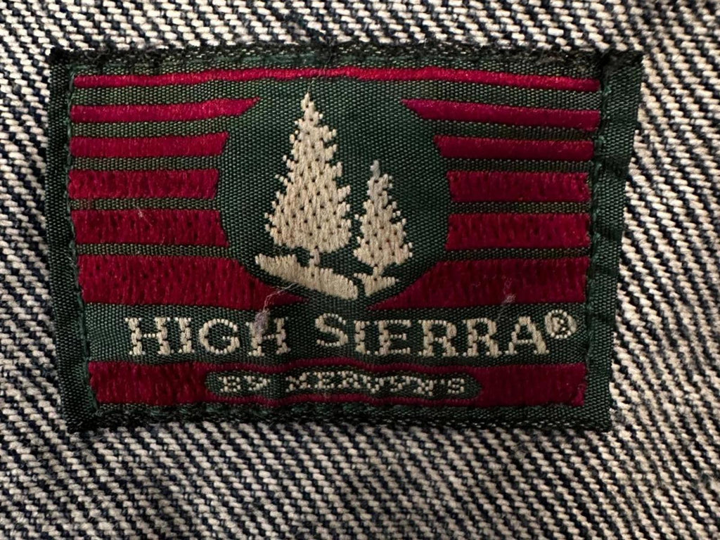 Vintage 80s High Sierra Acid Wash Cropped Denim Jacket