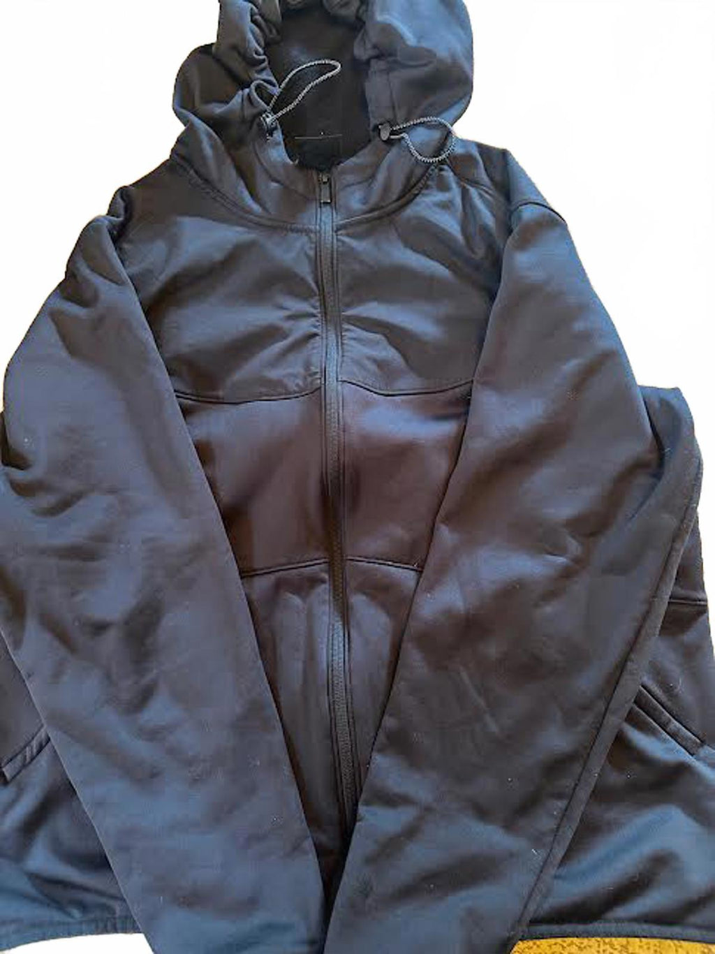 All in Motion Black Water-Resistant Hooded Jacket L