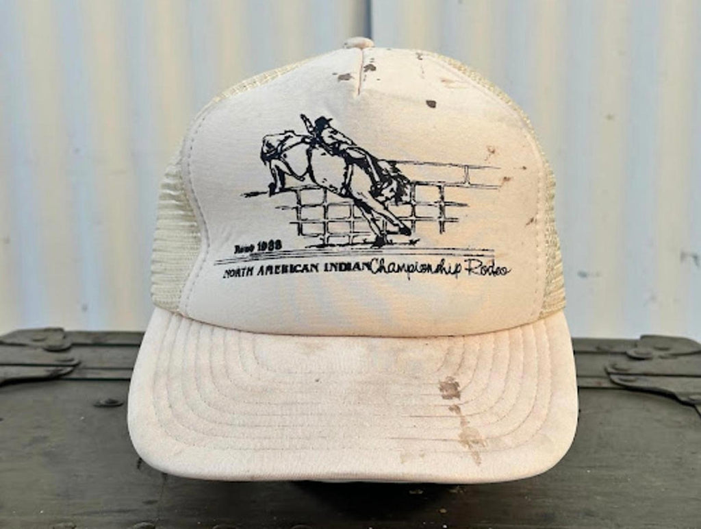 1988 NAIC Rodeo Trucker Hat Port Printmaster