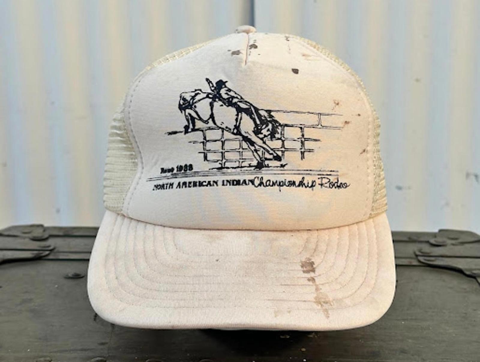 1988 NAIC Rodeo Trucker Hat Port Printmaster