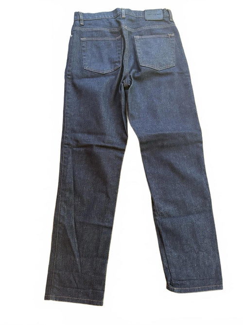 Calvin Klein Raw Indigo  Straight Leg Jeans High Rise Stretch