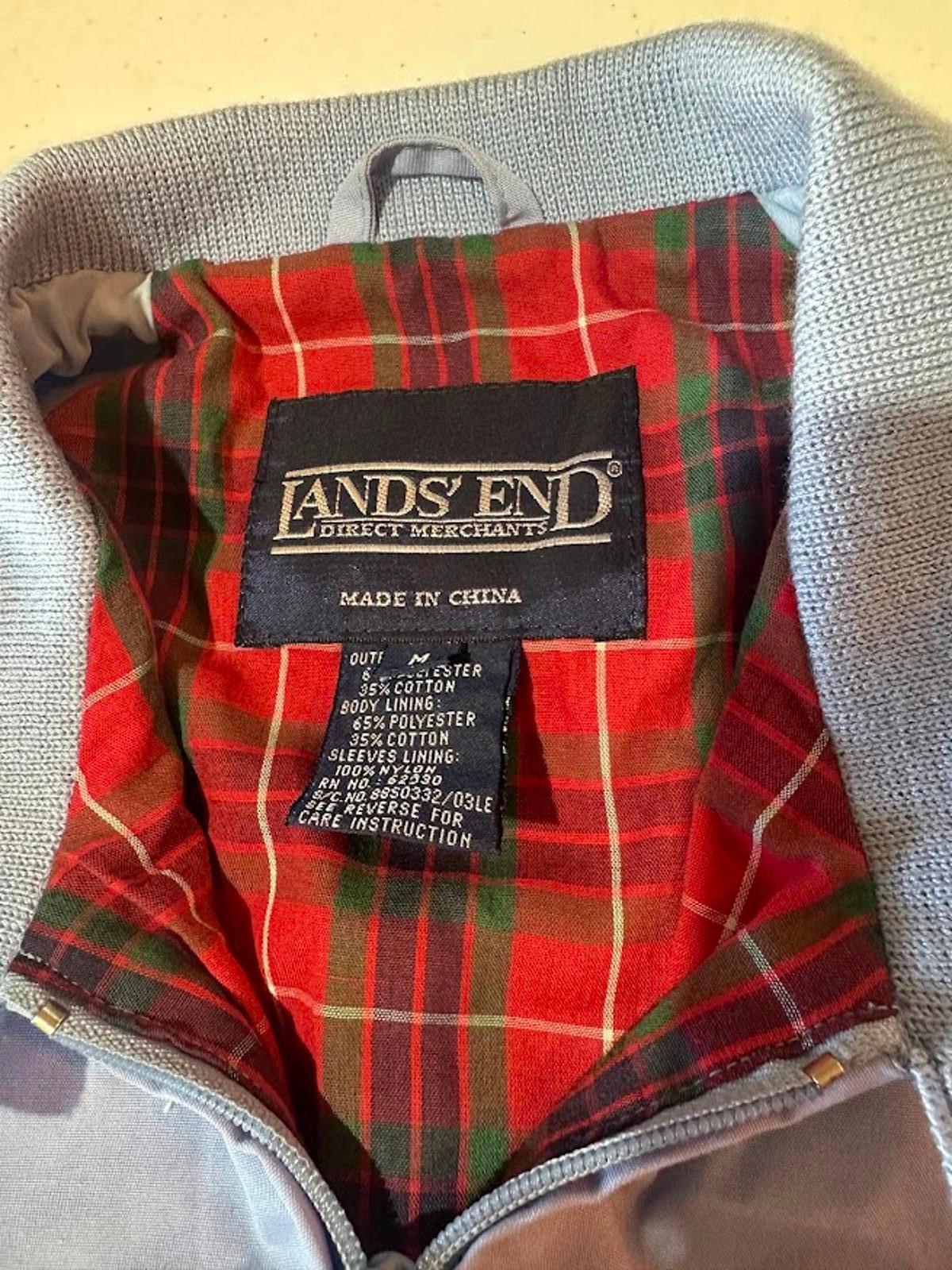 Lands’ End Harrington Jacket Blue M