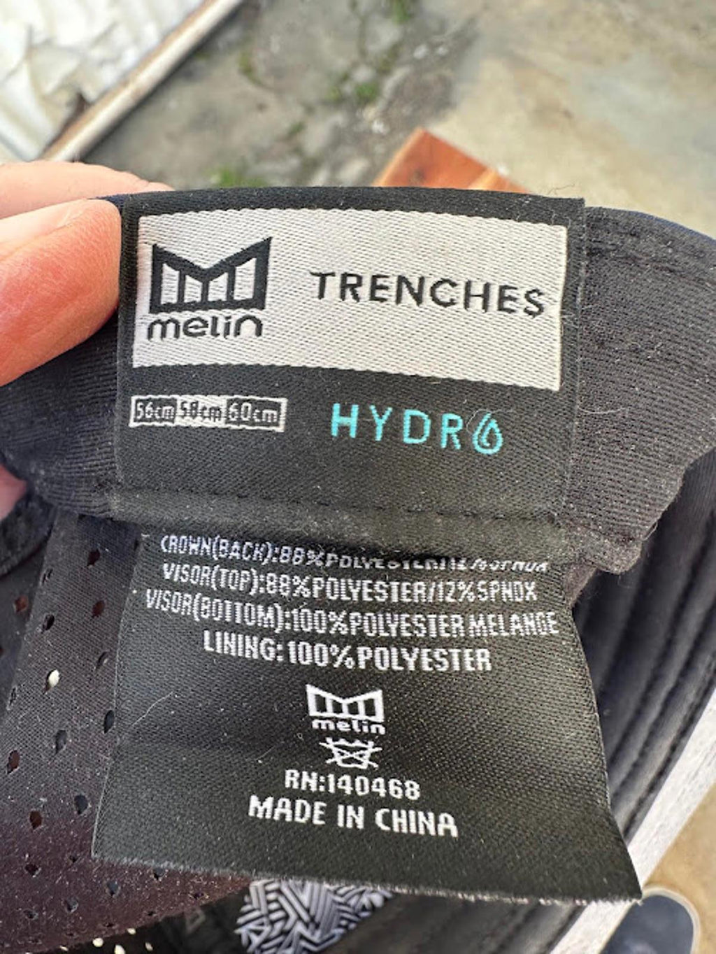 Melin Trenches Hydro Navy Snapback Hat