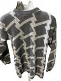 Vintage LA Headline Geometric Sweater USA M