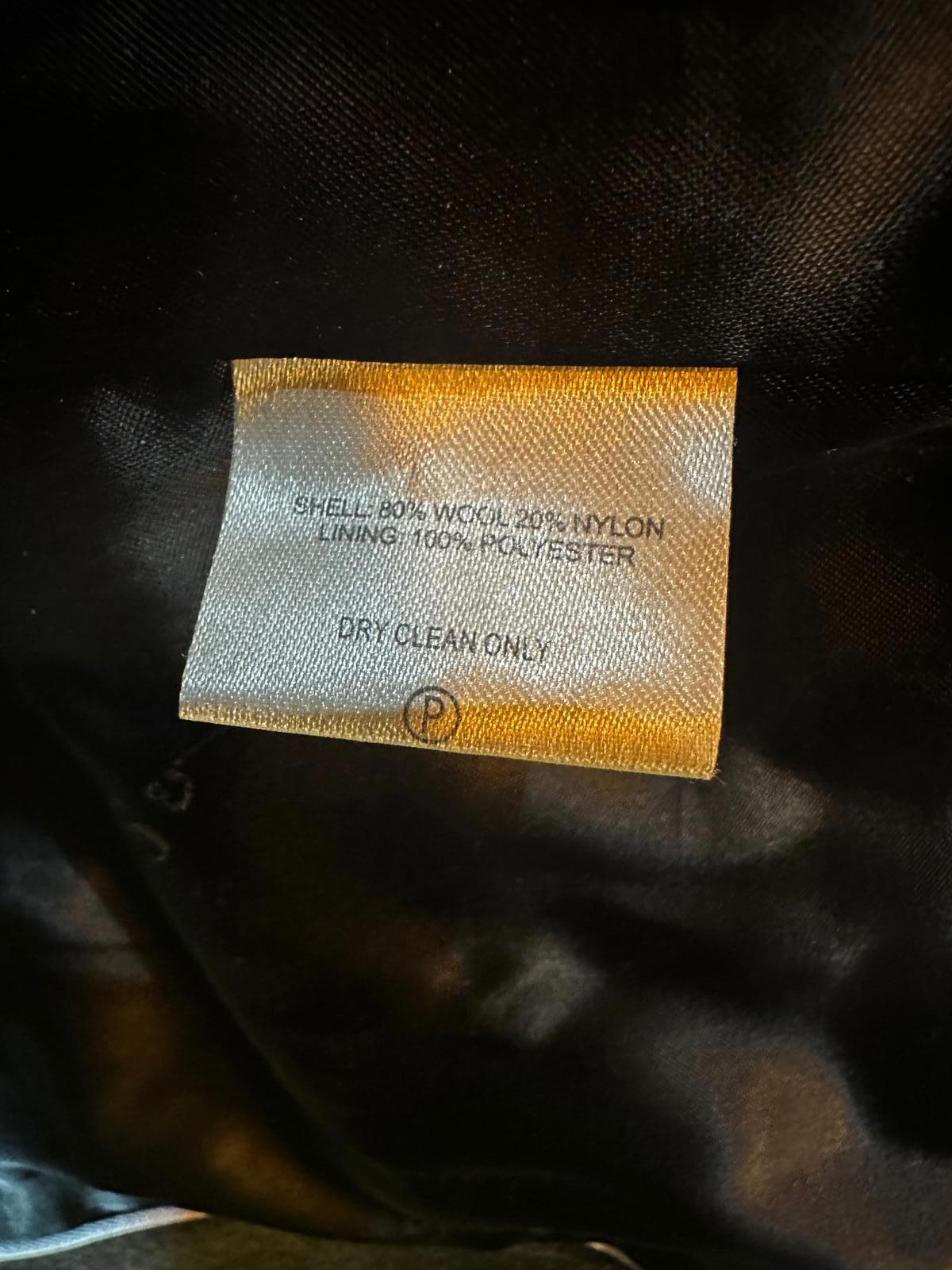 Shipley & Halmos Men’s Wool Peacoat Gray Size 38