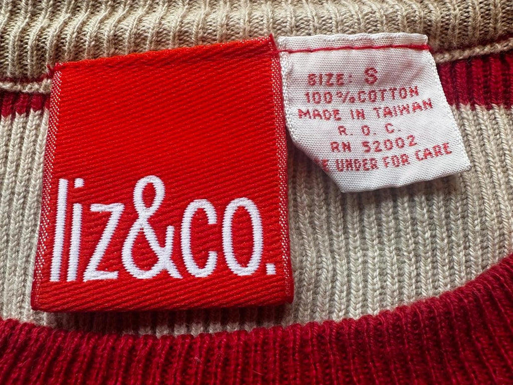 Liz & Co. Intl FlightCrew Striped Sweater Women’s S