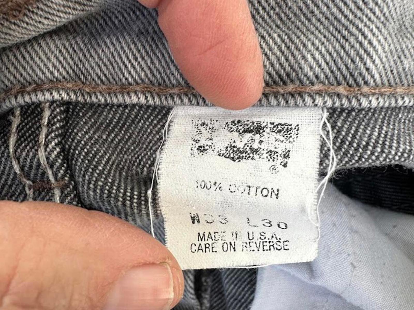 Levi’s 550 Gray Relaxed Fit Jeans 33x30 USA