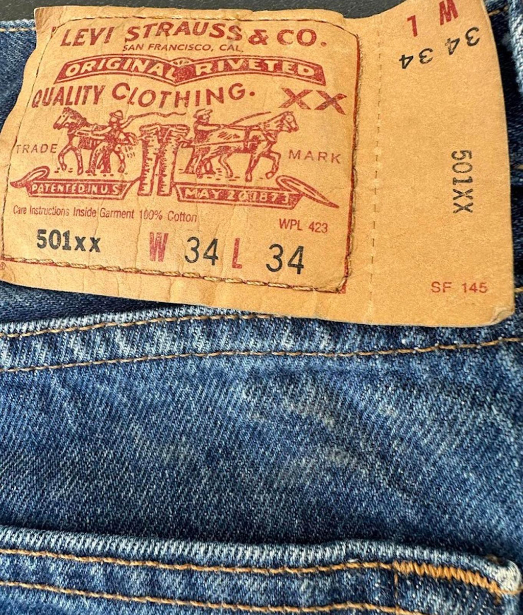 Levi’s 501XX Jeans 34x30 USA Classic Straight