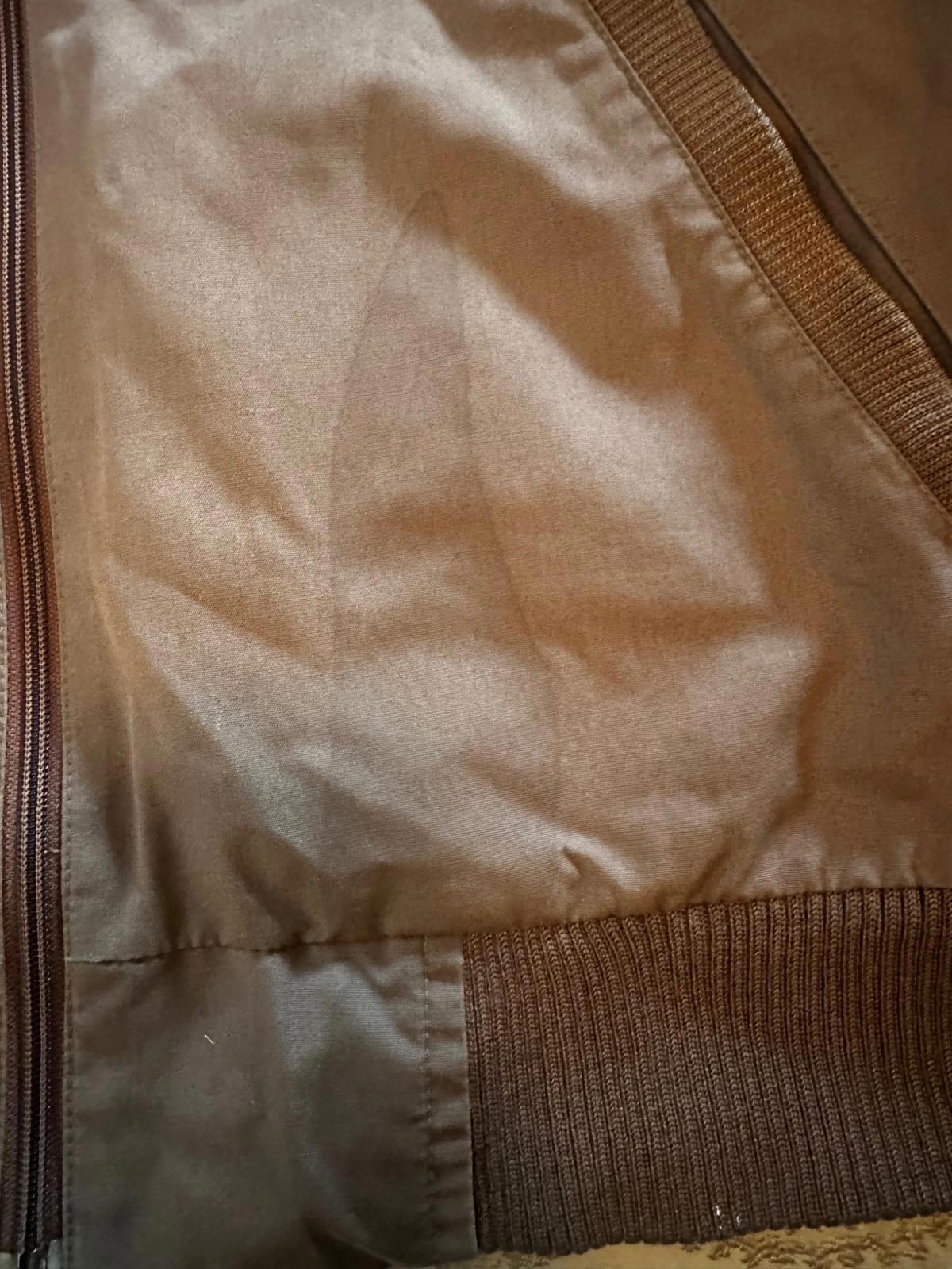 Vintage London Fog Bomber Jacket Brown Size 40