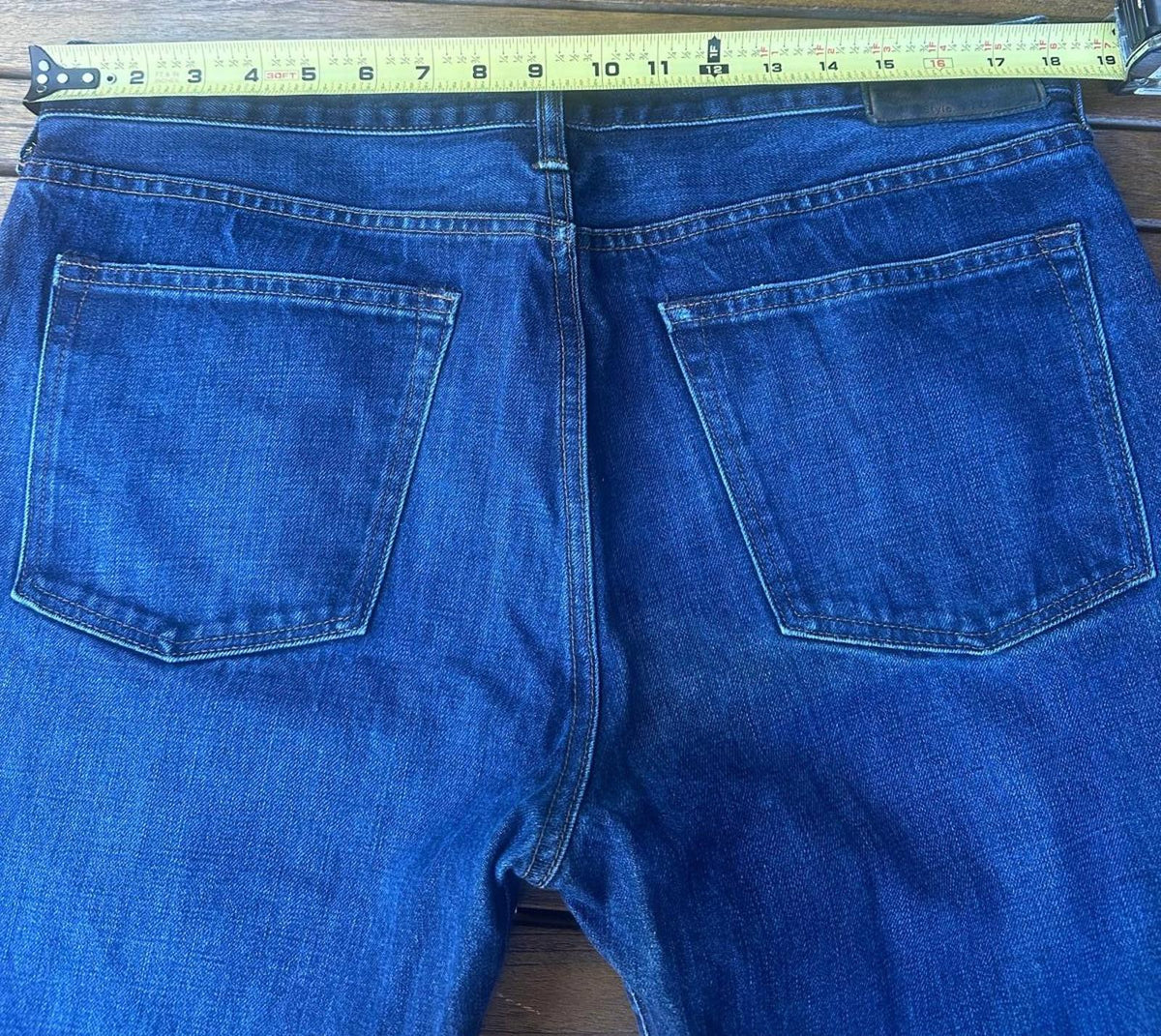 J.Crew 770 Jeans 36x32 Kaihara Japanese Denim Slim Straight