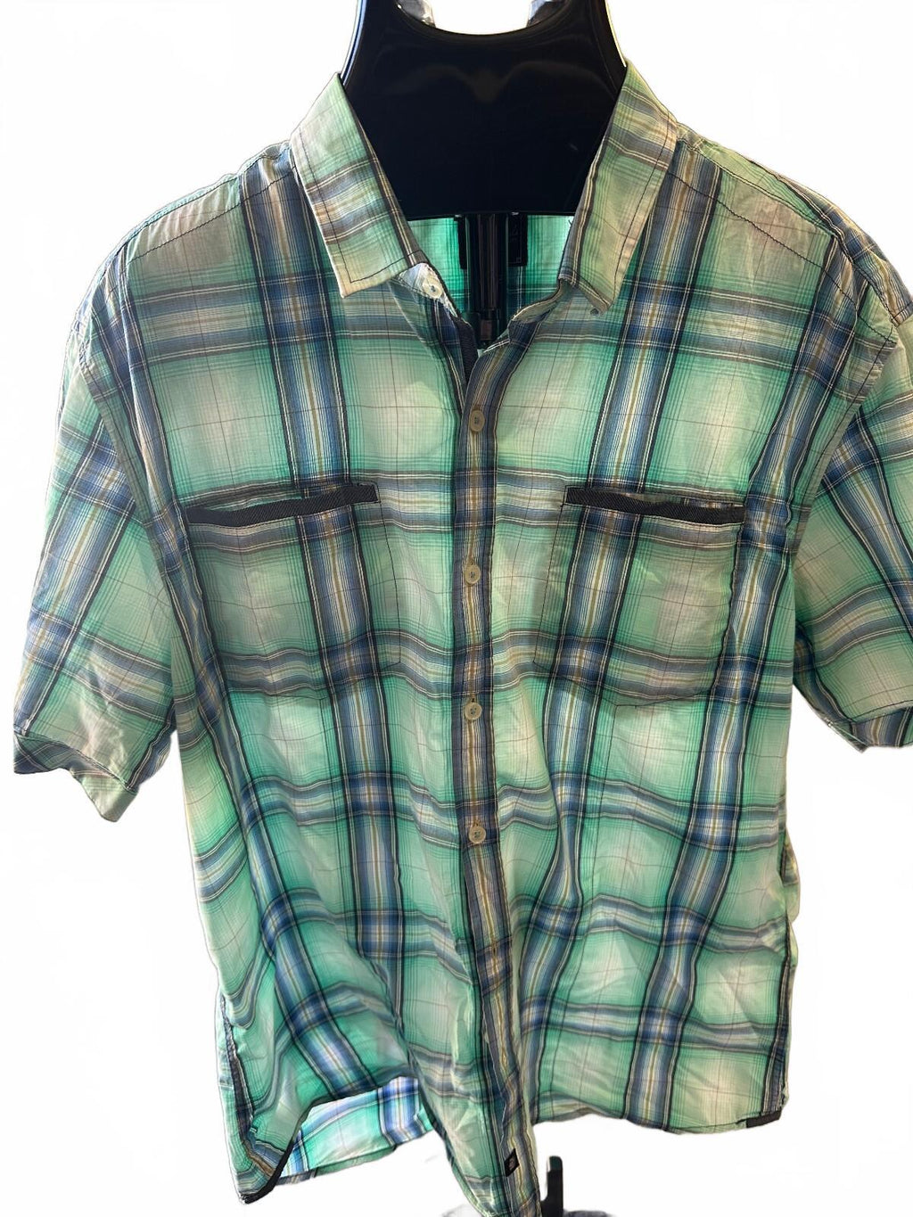 Seven Diamonds Plaid Button Shirt XXL