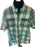 Seven Diamonds Plaid Button Shirt XXL