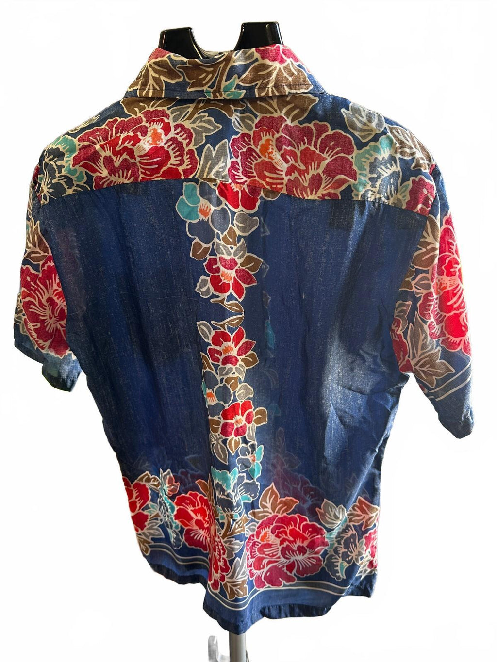 Vintage OP Ocean Pacific Floral Surf Shirt M
