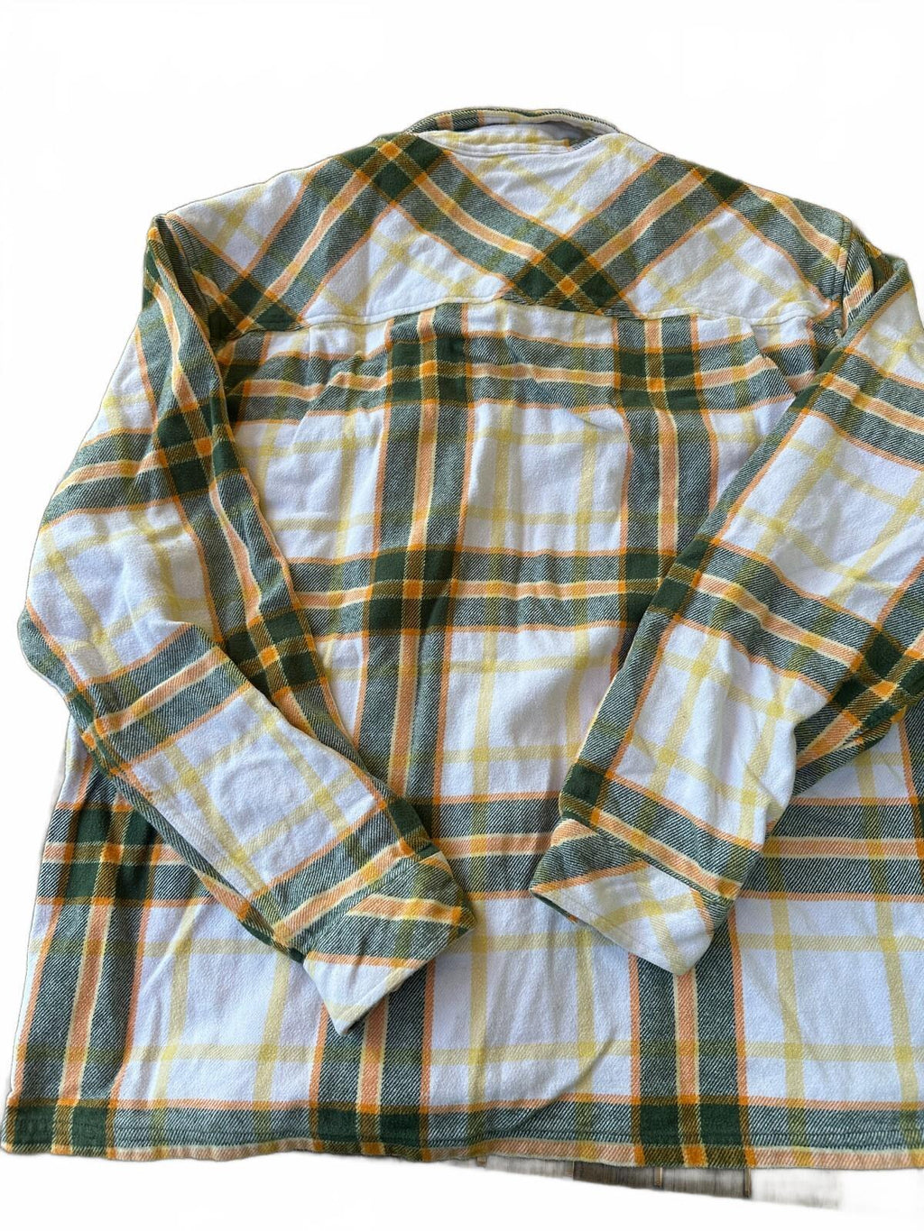 Hurley Santa Cruz Shoreline Flannel Shirt XL Green Plaid