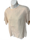 2567 Pale Pink Silk Blouse Size 6