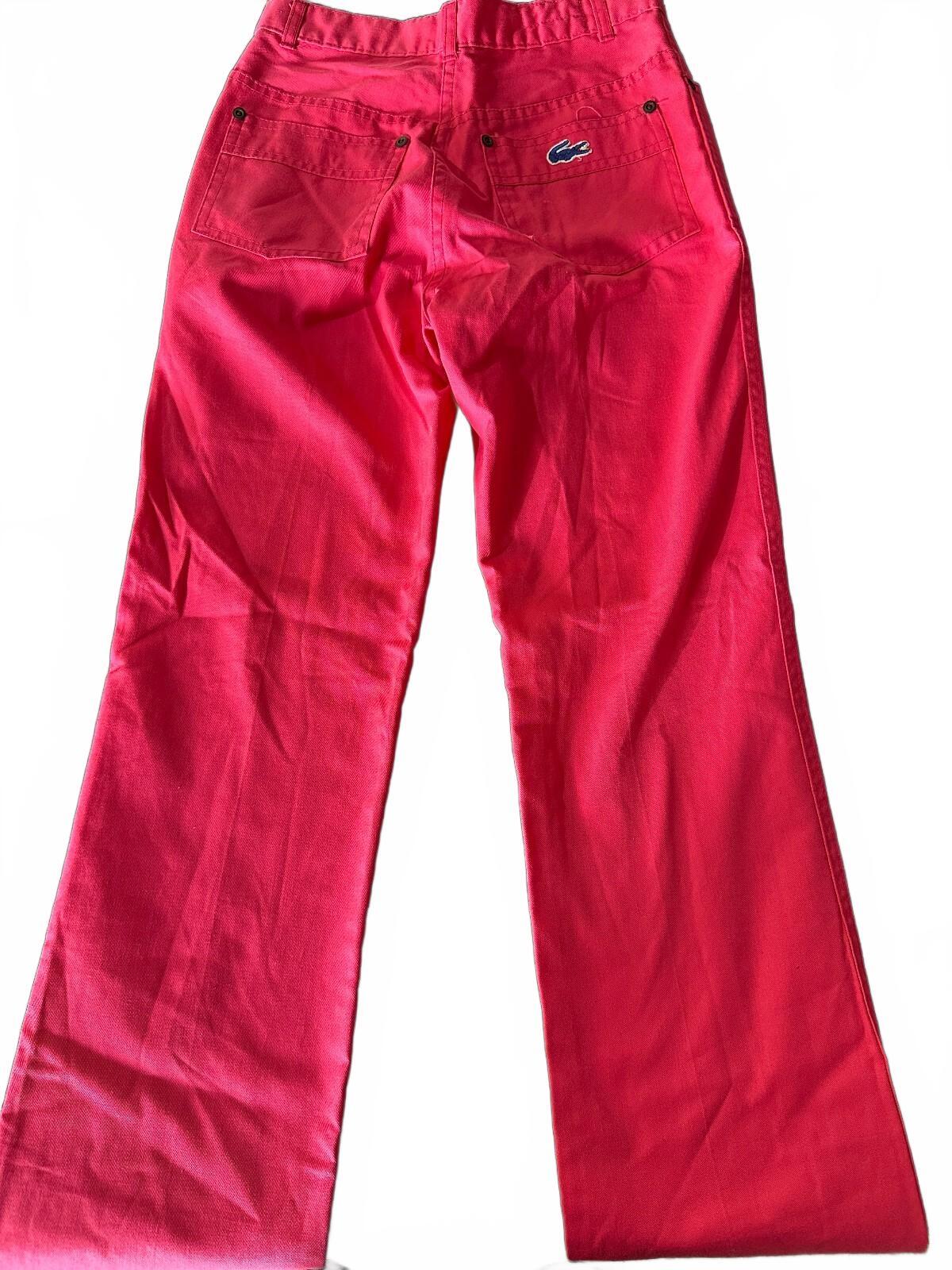 Vintage IZOD Lacoste Pink Pants 27 Taiwan
