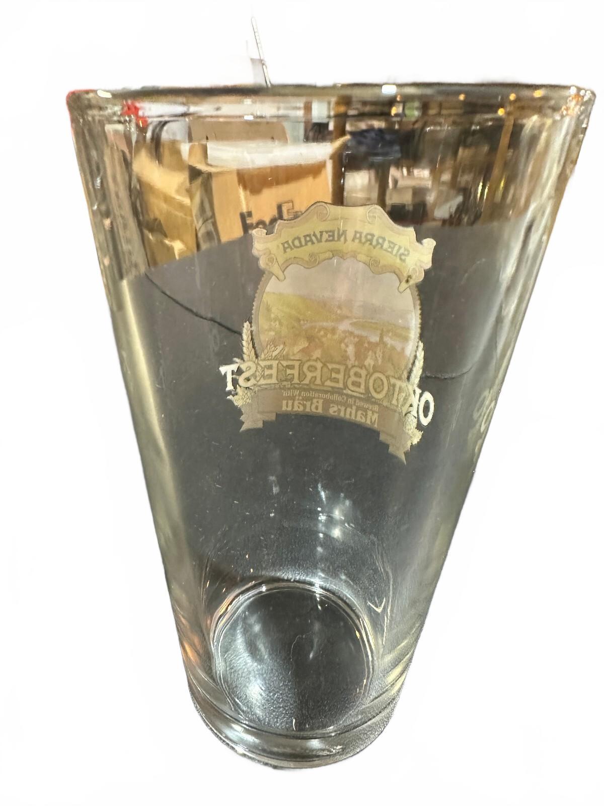 2016 Sierra Nevada Mahrs Bräu Oktoberfest Beer Glass
