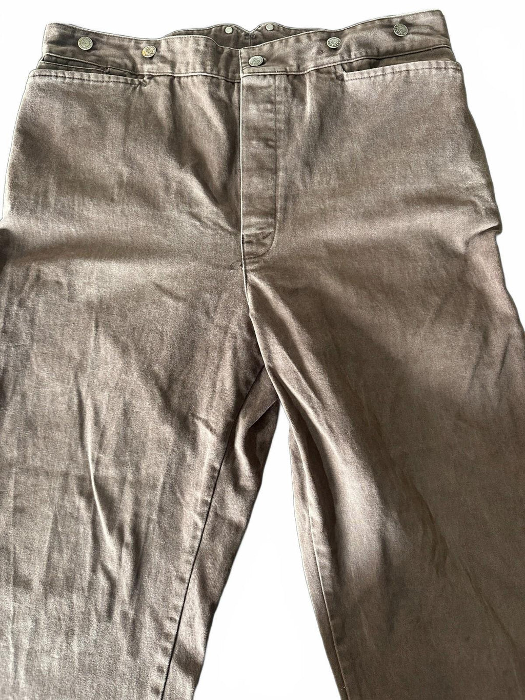 Frontier Brown Cotton Work Pants 38x32 USA