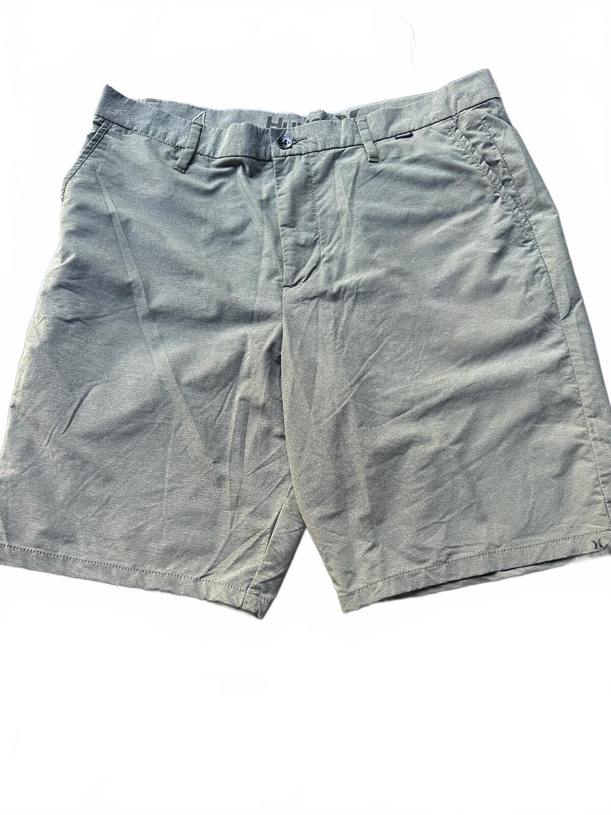 Hurley Olive Hybrid Walk Shorts 36 Stretch
