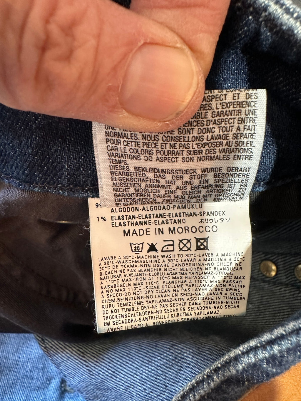 Diesel Ronhar Women's Jeans W27 Dark Wash Bootcut