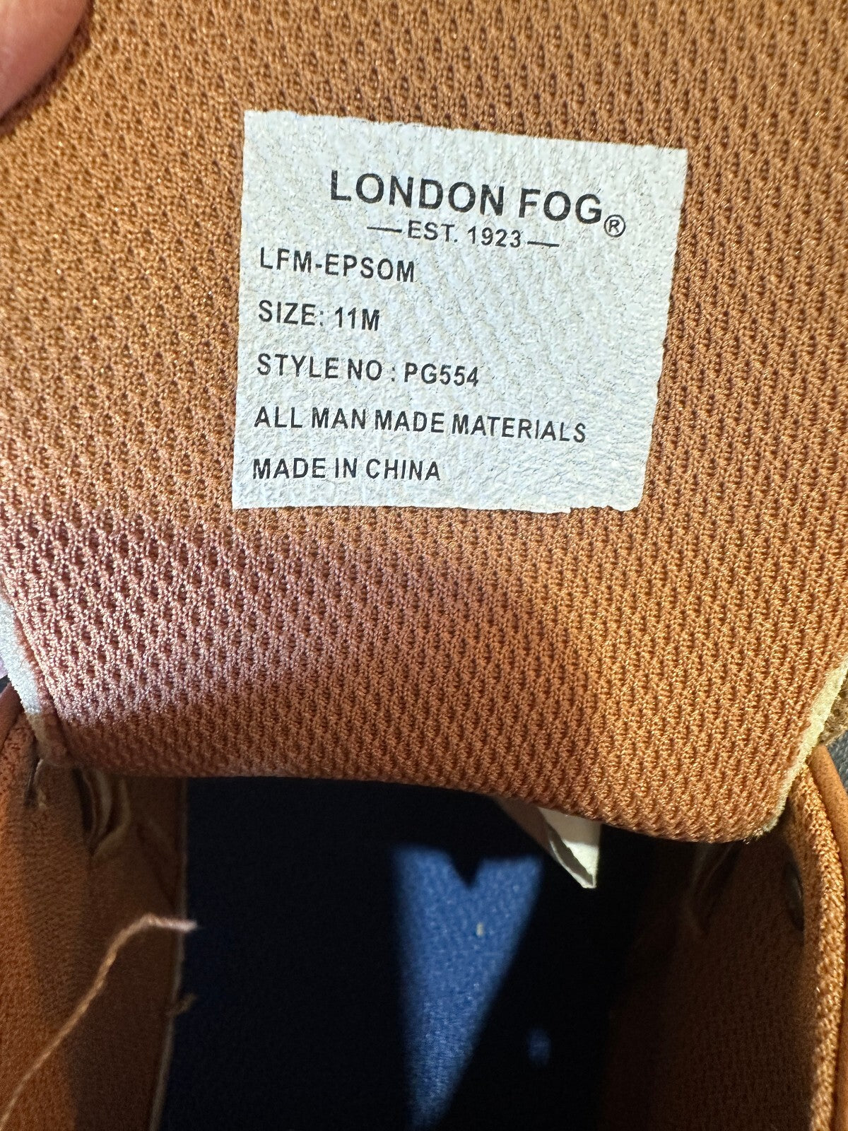 London Fog Epsom Sneakers Men's 11 Missing Laces
