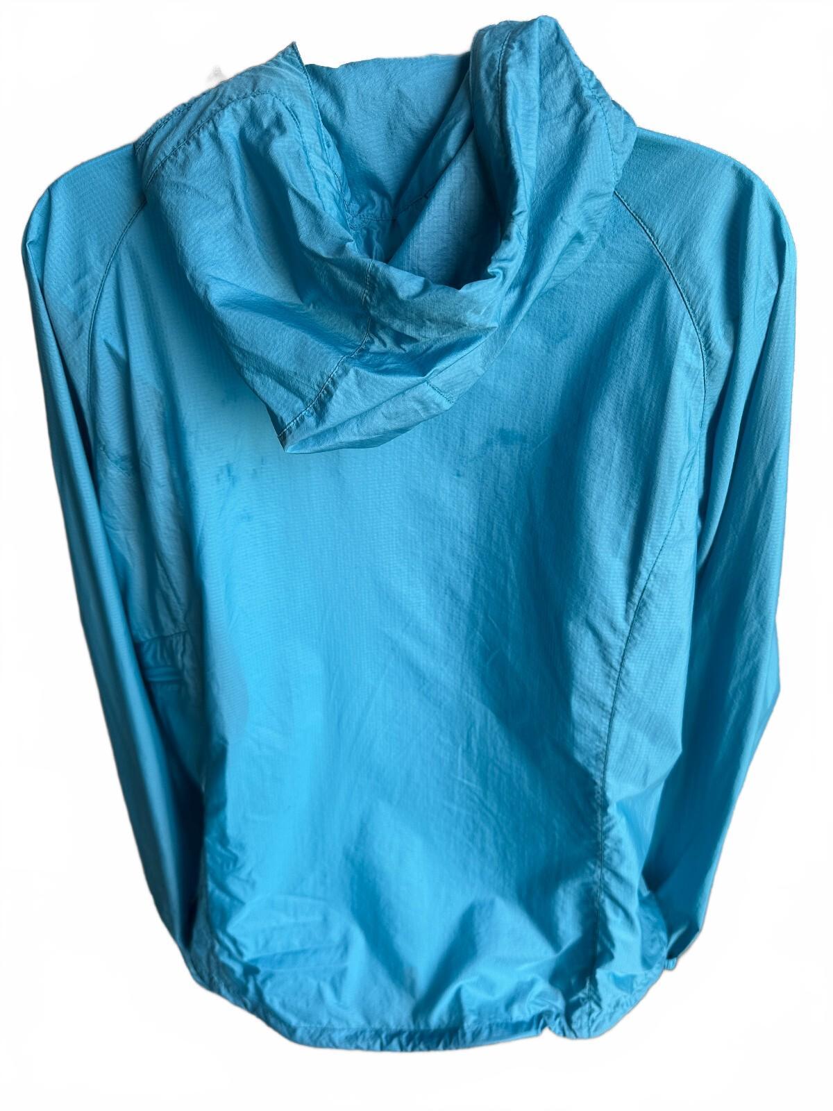 Patagonia Women's Blue Hooded Windbreaker L