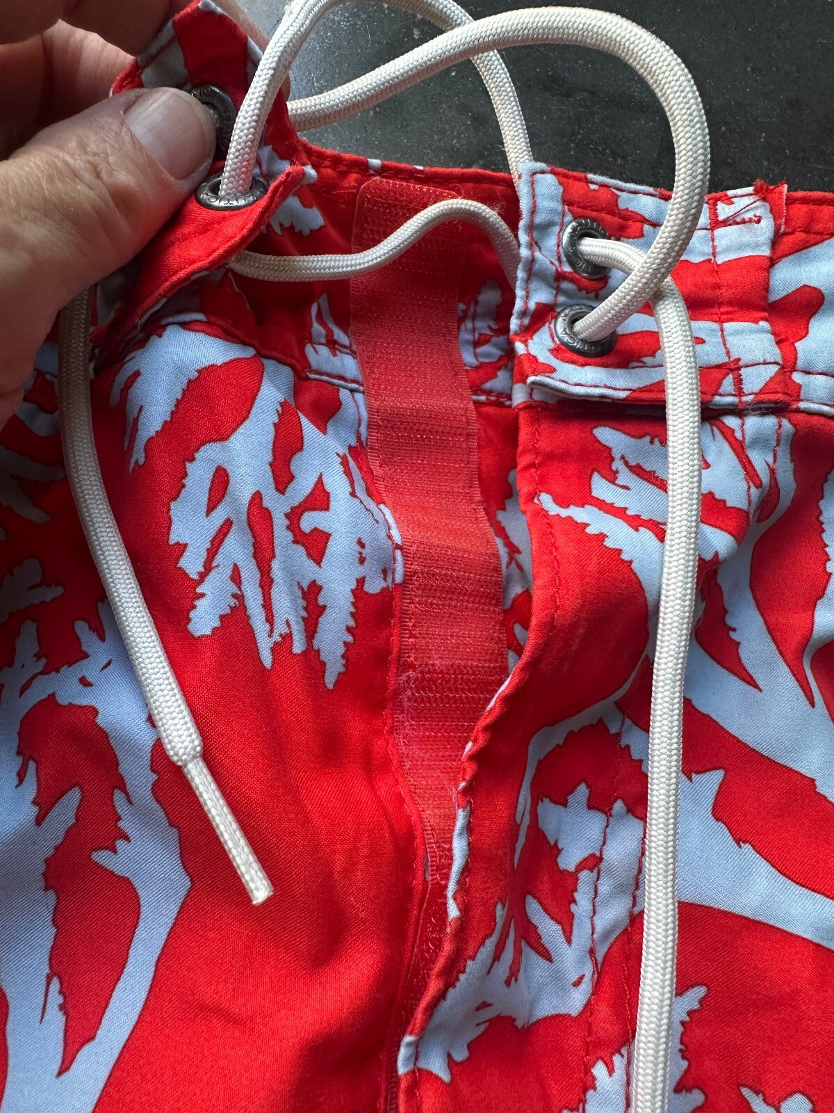 Nautica Coral Reef Print Swim Trunks Men's L
