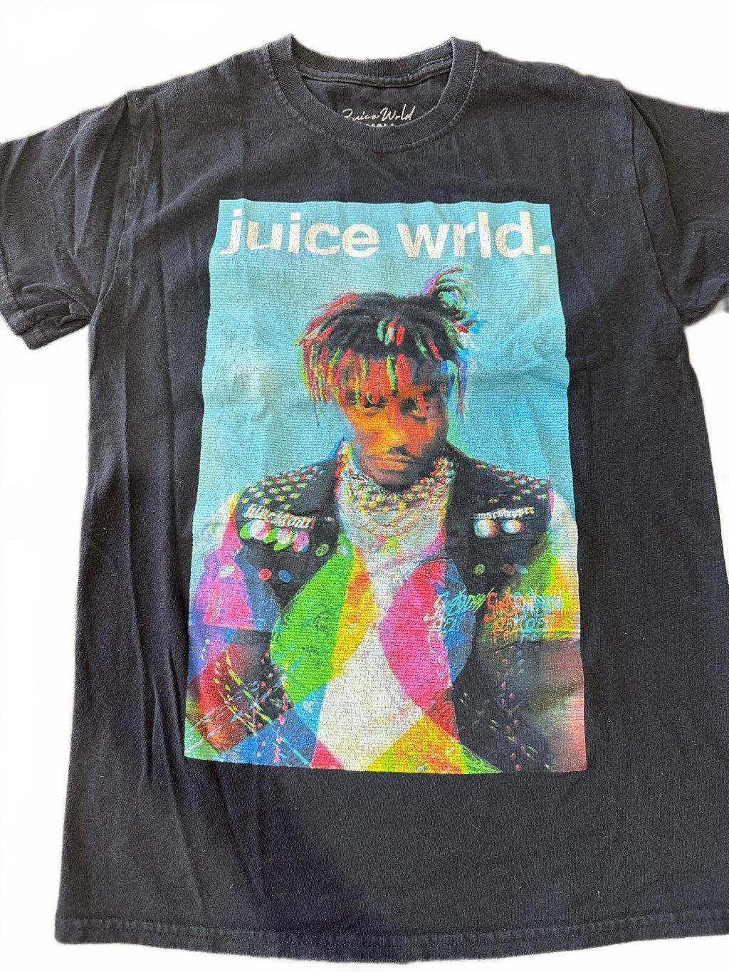 Juice WRLD Black Graphic Rap T-Shirt Size Small