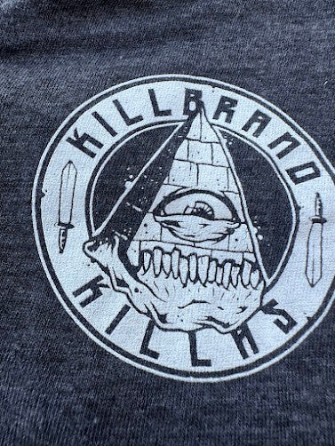 Kill Brand Go Home Graphic V-Neck Tee M