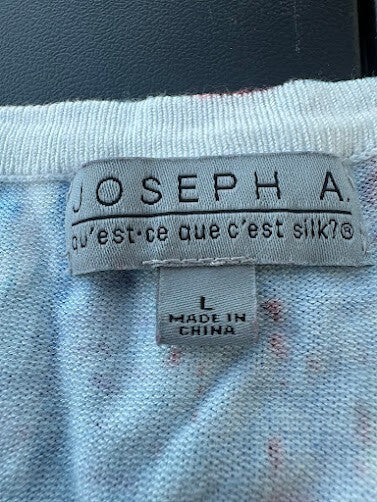 Joseph A Abstract Print Cardigan Sweater L