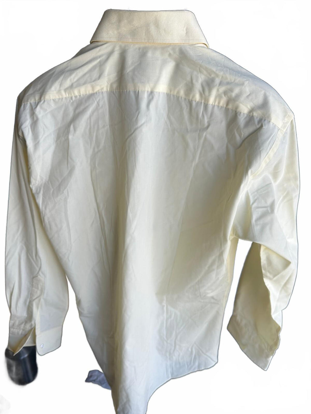 YSL Yves Saint Laurent Pale Yellow Dress Shirt 16 32/33