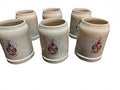 8 Vintage Beck's German Stoneware Beer Steins 5"