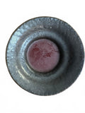 Vintage Studio Pottery Trinket Dish Red Center 5"