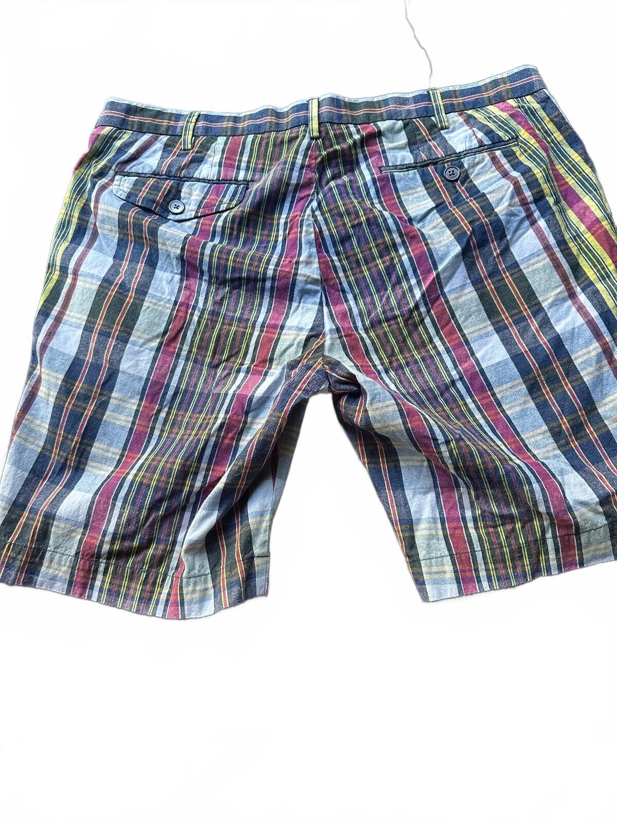 Polo Ralph Lauren Madras Plaid Shorts 34 Slim Fit