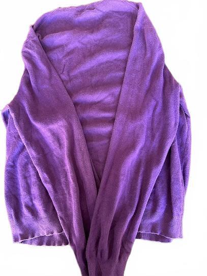 Polo Ralph Lauren Purple Pima Cotton Sweater L