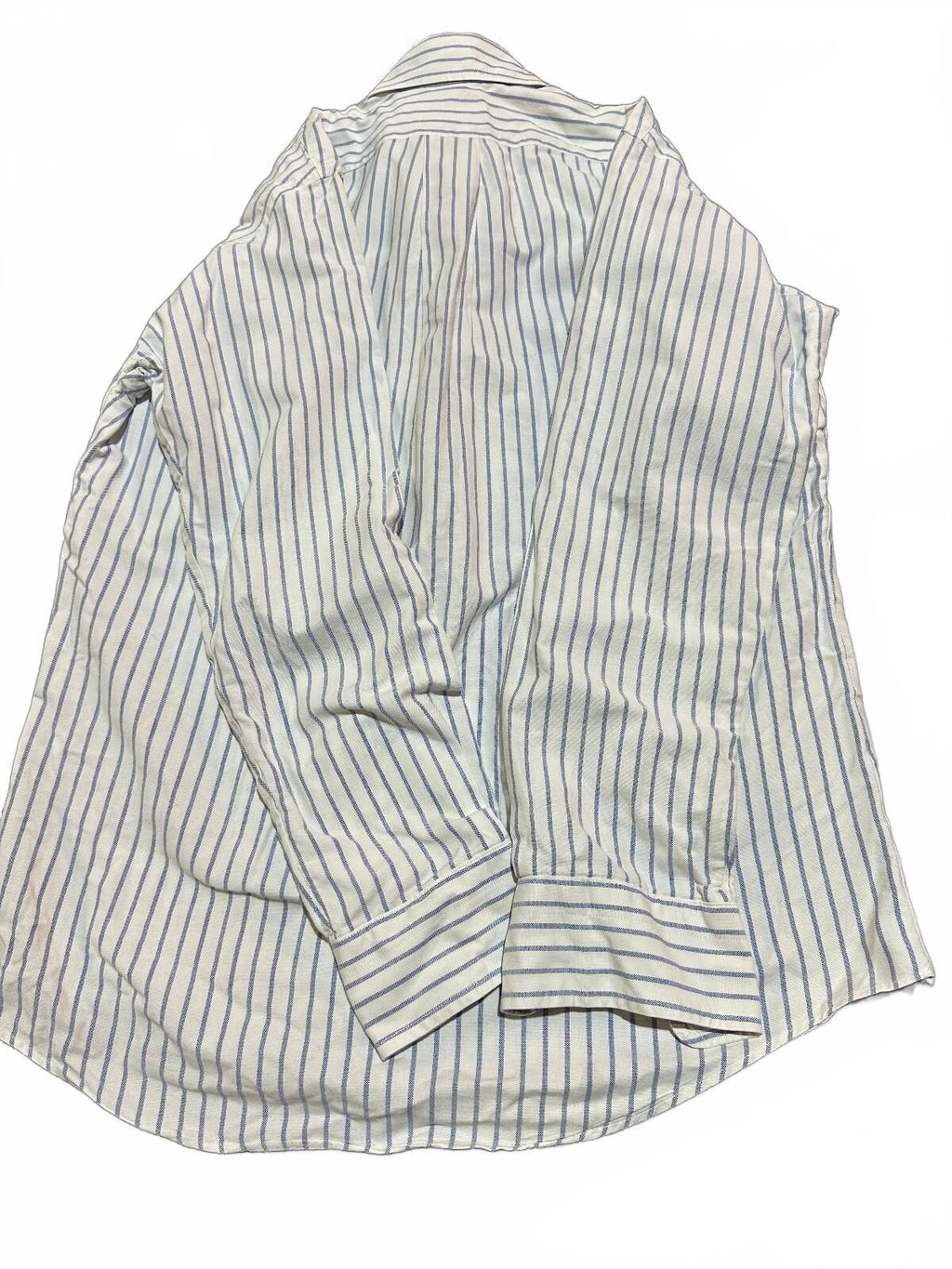 Vintage L.L.Bean USA Oxford Pinstripe Shirt 15.5 34