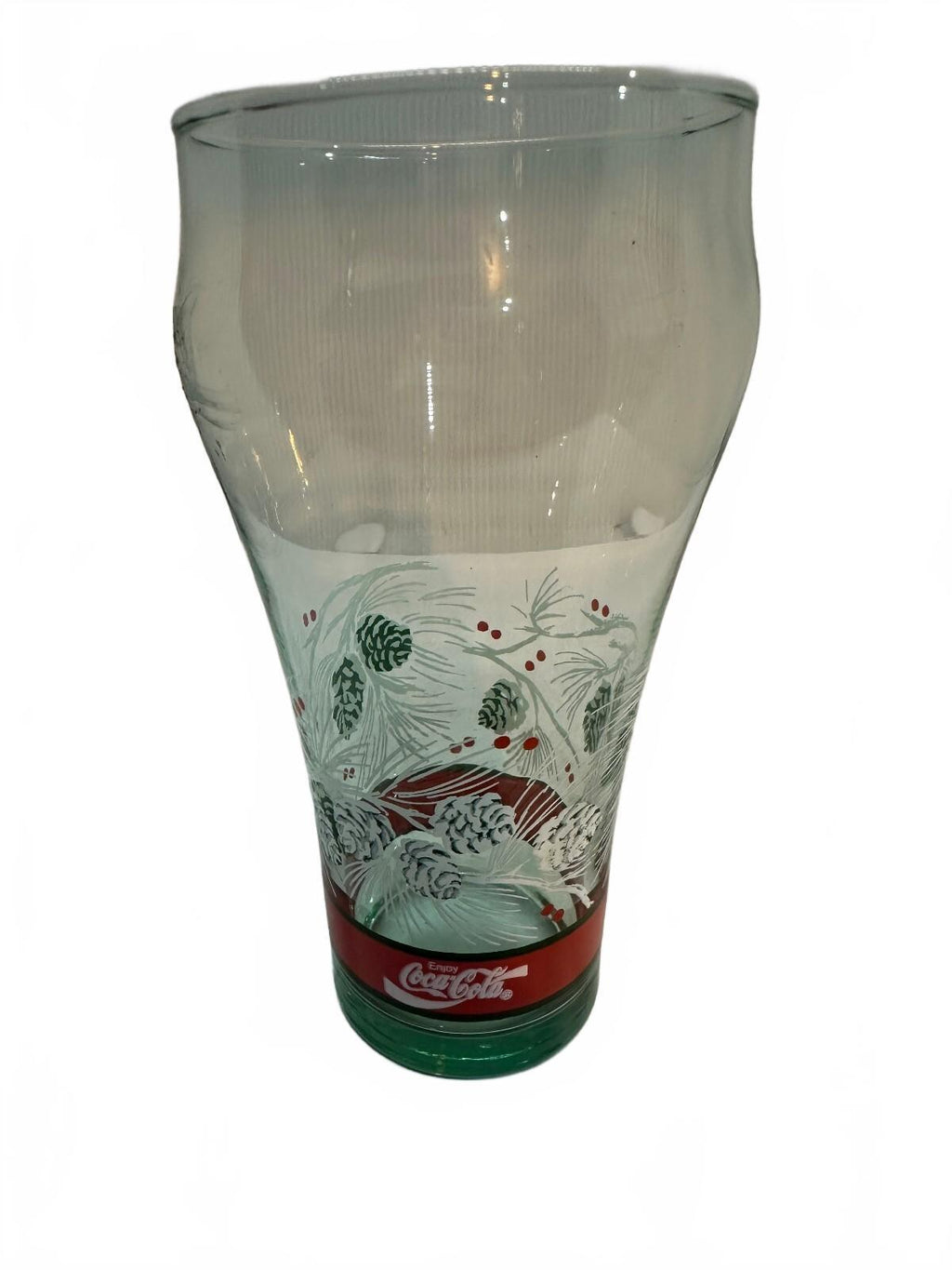 Vintage Libbey Coca-Cola Holiday Pinecone Glass