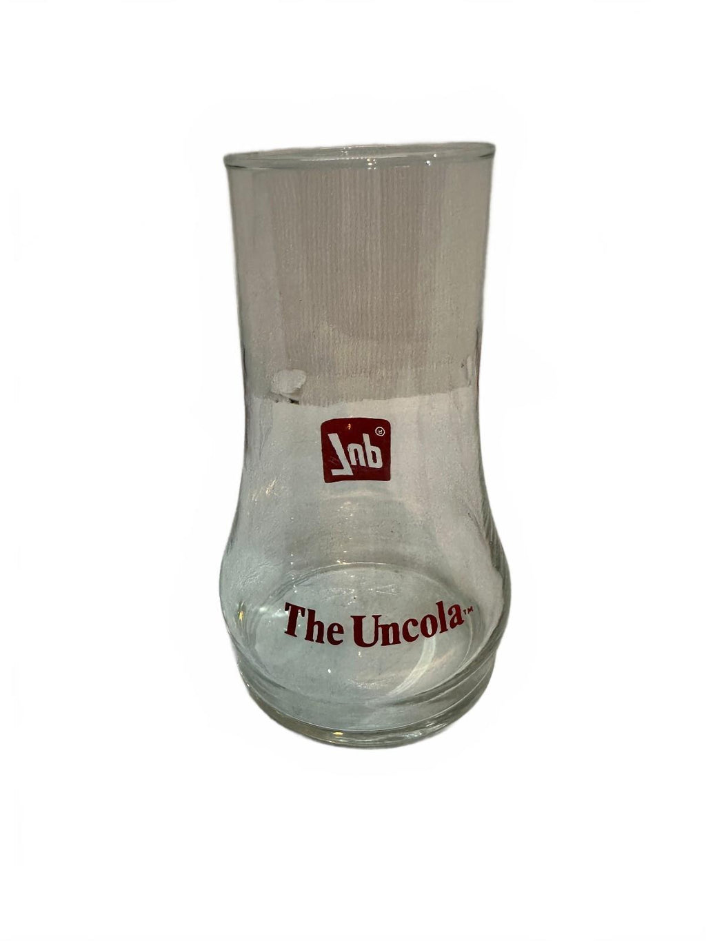 Vintage 1970s 7-Up The Uncola Upside Down Glass