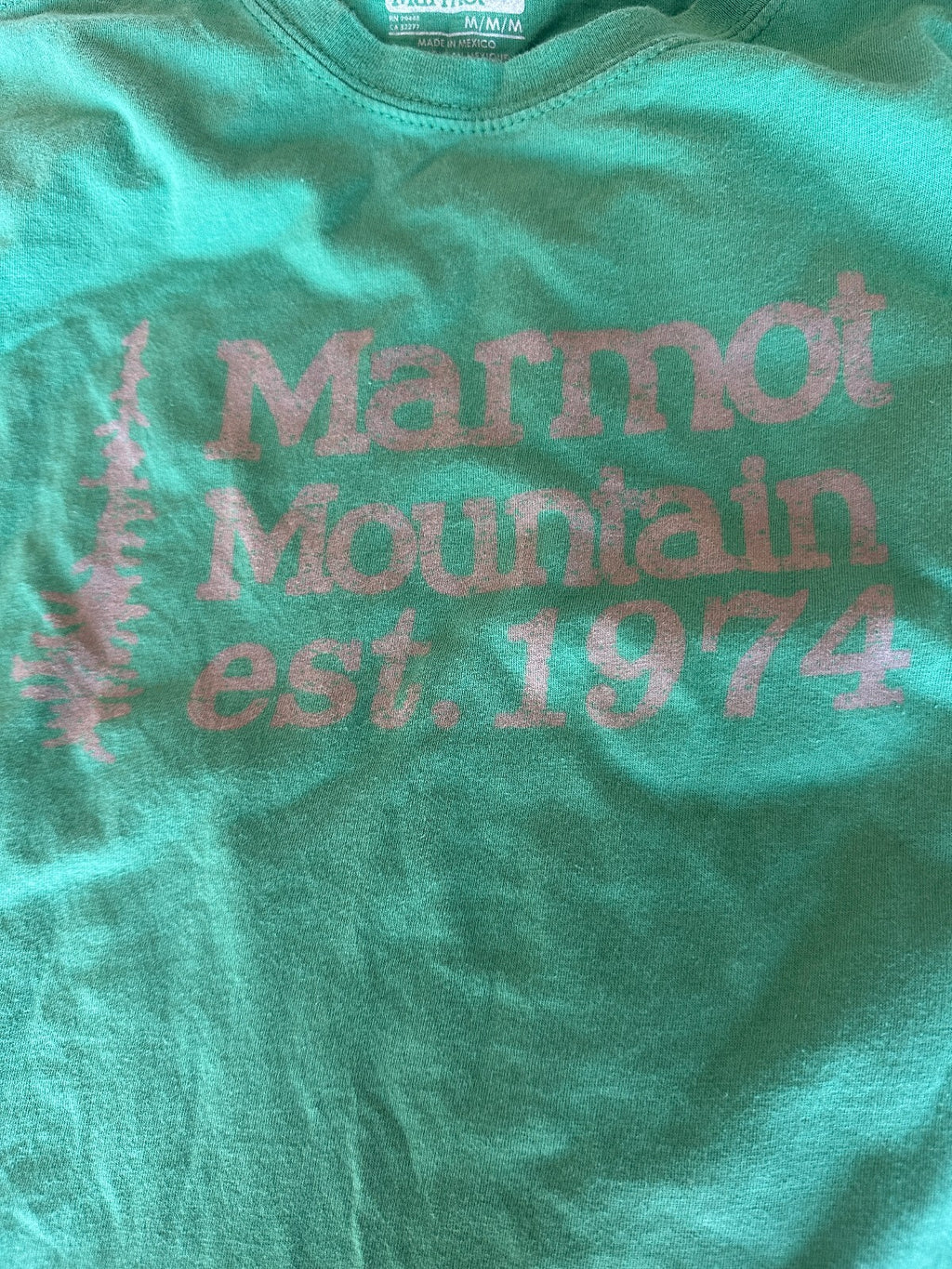 Marmot Mountain Est. 1974 Organic Cotton Tee M