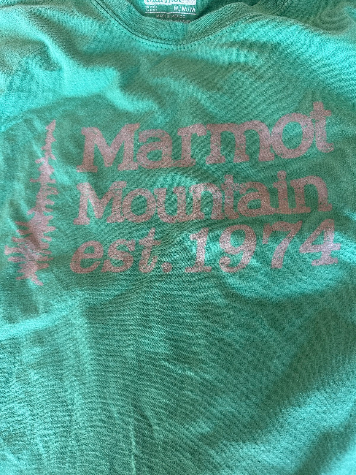 Marmot Mountain Est. 1974 Organic Cotton Tee M