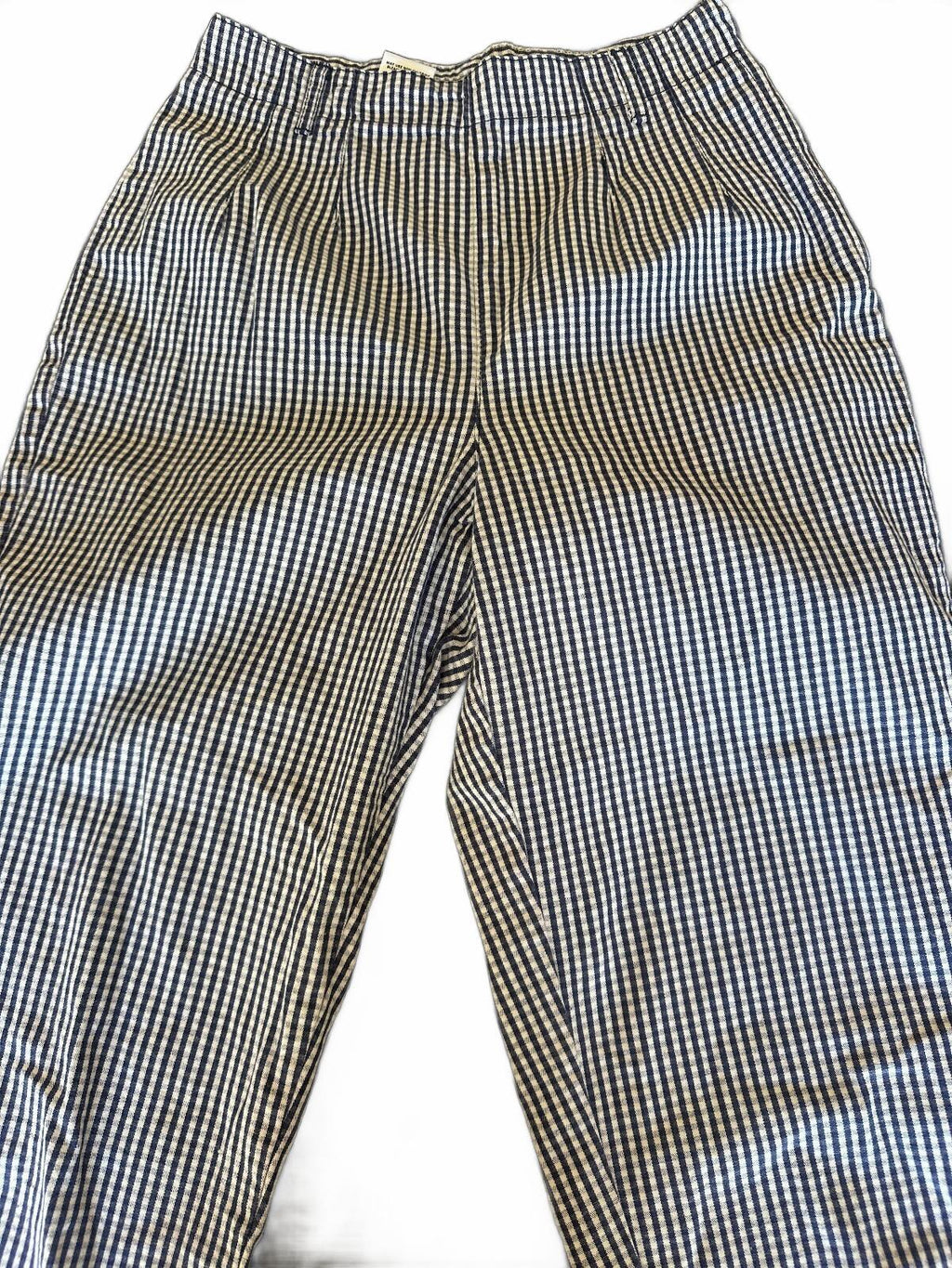 Calvin Klein Sport Gingham Crop Pants 10 USA