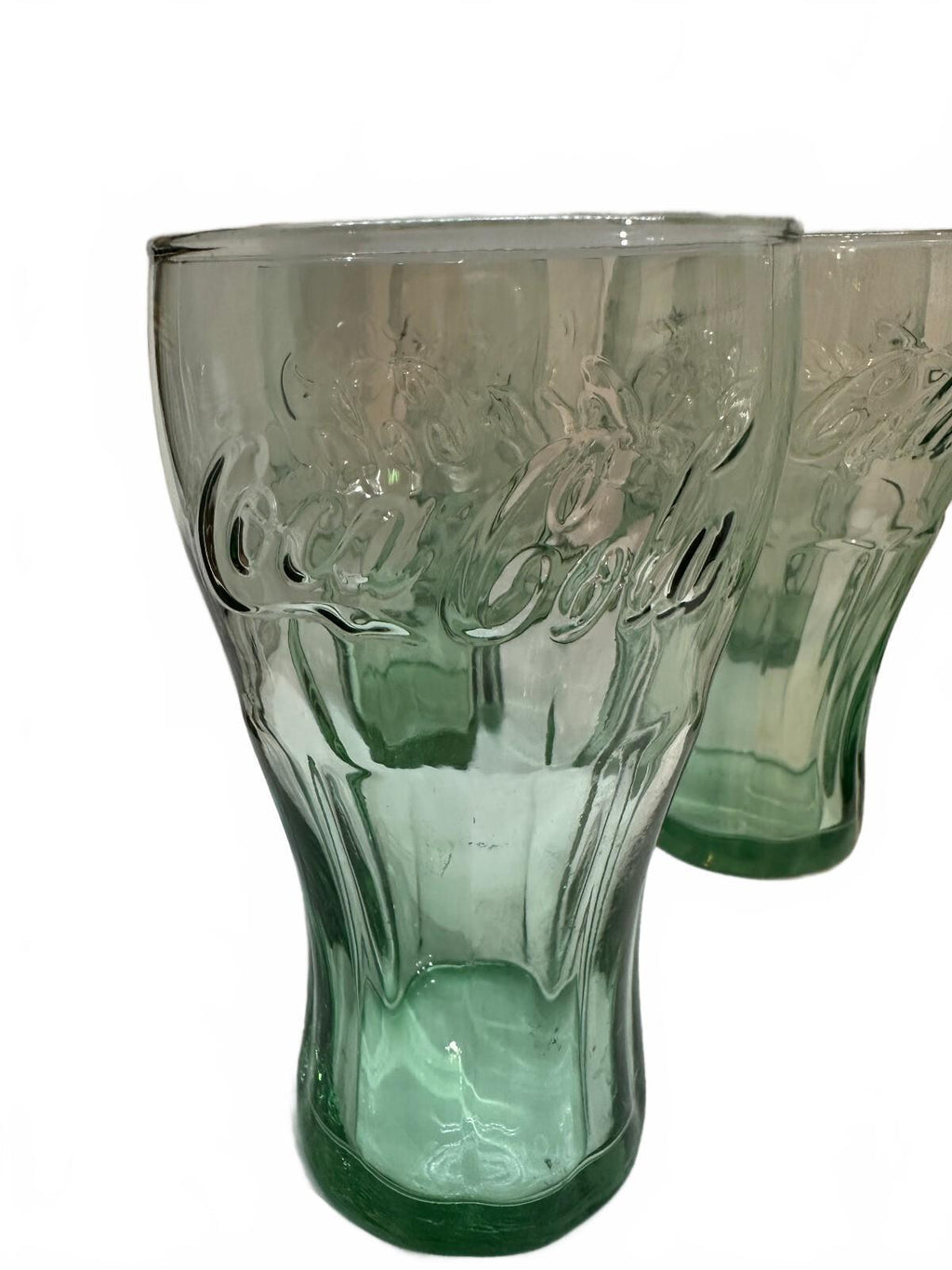 Set of 7 Libbey Coca-Cola Georgia Green Glasses