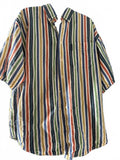 Fila Sport Stone Weave Striped Button Shirt XL