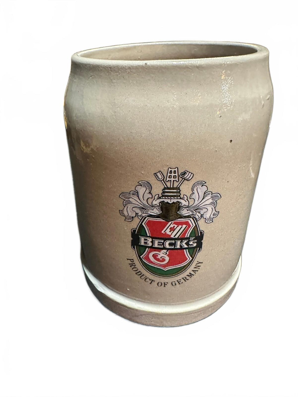 8 Vintage Beck's German Stoneware Beer Steins 5"