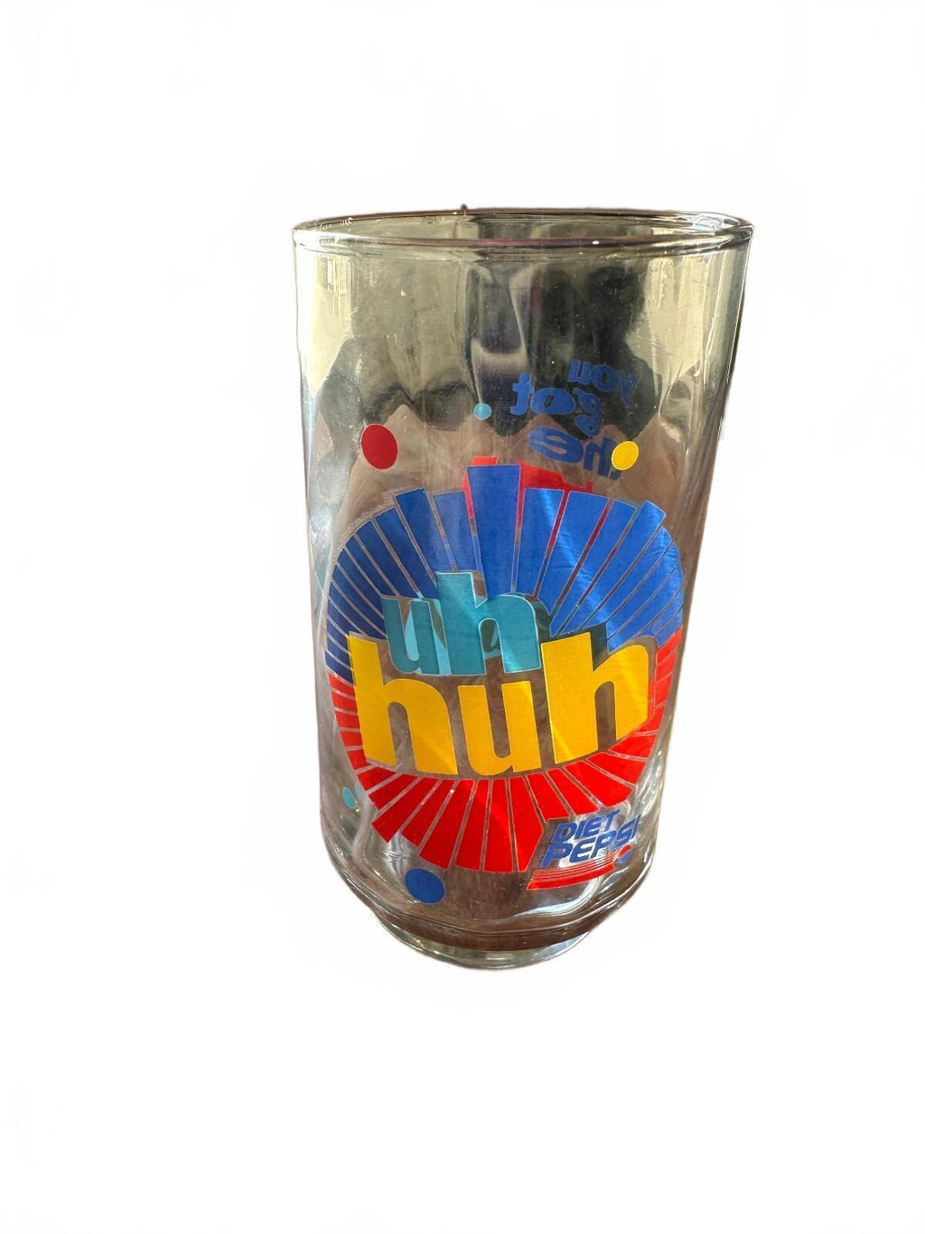 Vintage 1990s Diet Pepsi Uh Huh Ray Charles Glass