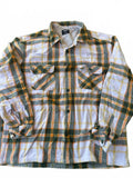 Hurley Santa Cruz Shoreline Flannel Shirt XL Green Plaid