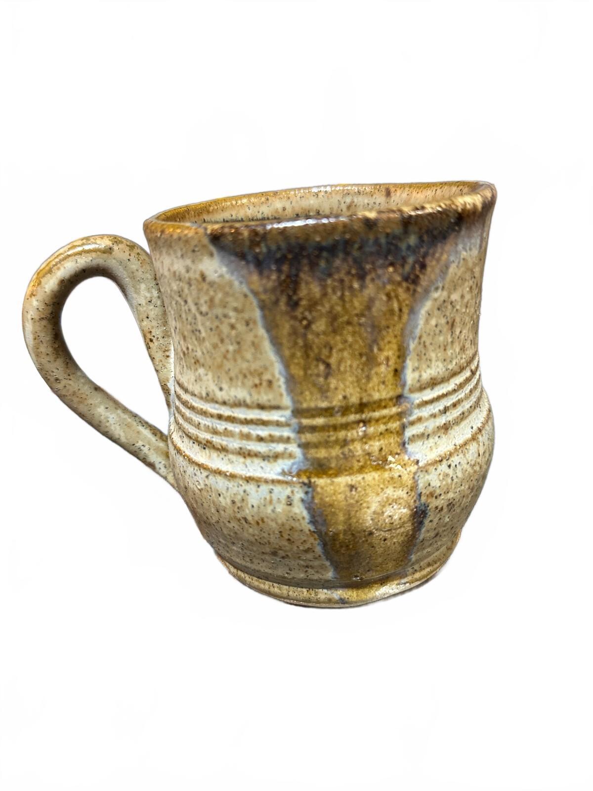 Vintage BYH Signed Studio Pottery Stoneware Mug