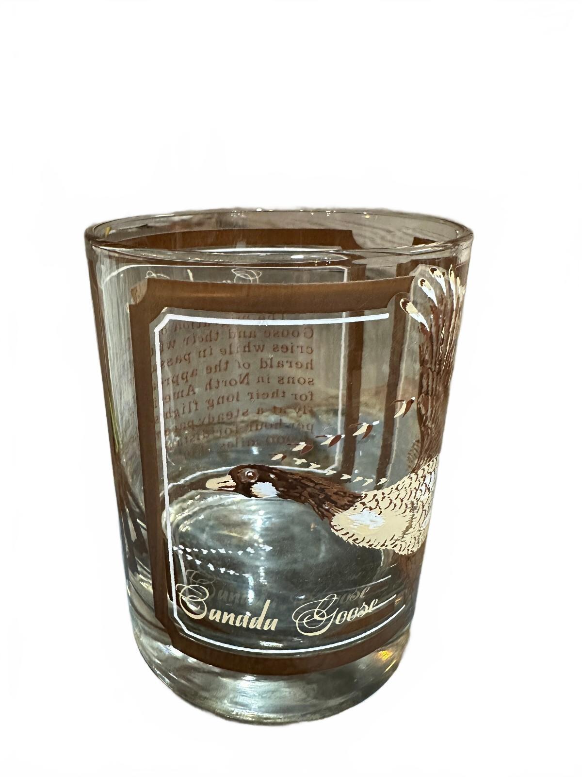Vintage Georges Briard Canada Goose Rocks Glass