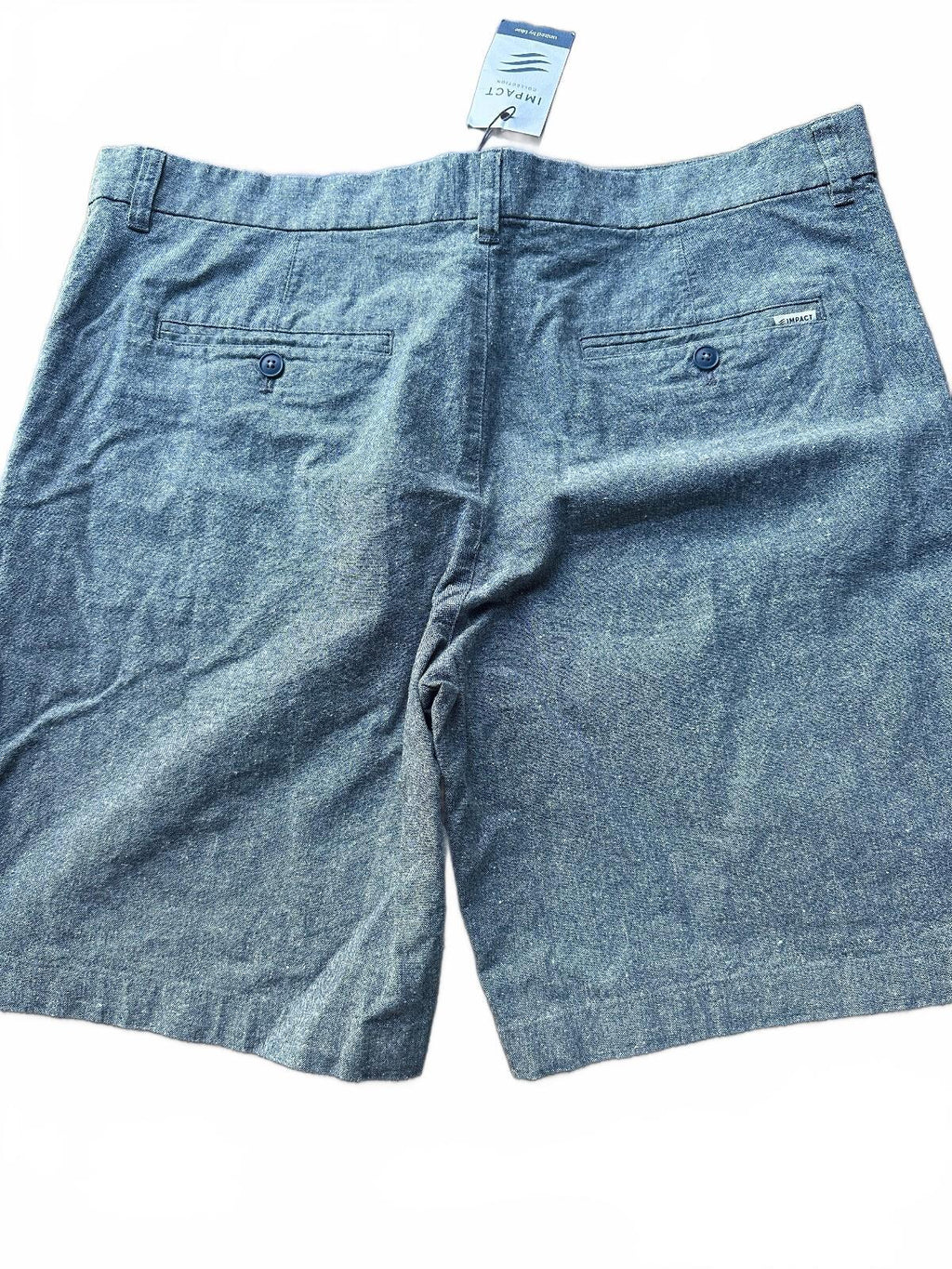 NWT Impact Collection Chambray Chino Shorts 38